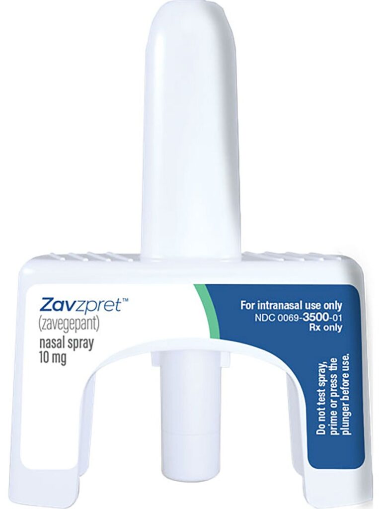Le spray nasal contre la migraine ZAVZPRET™ de Pfizer est le premier à être approuvé par la FDA